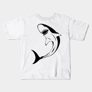 shark silhouette Kids T-Shirt